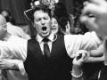 wedding guest singing and dancing